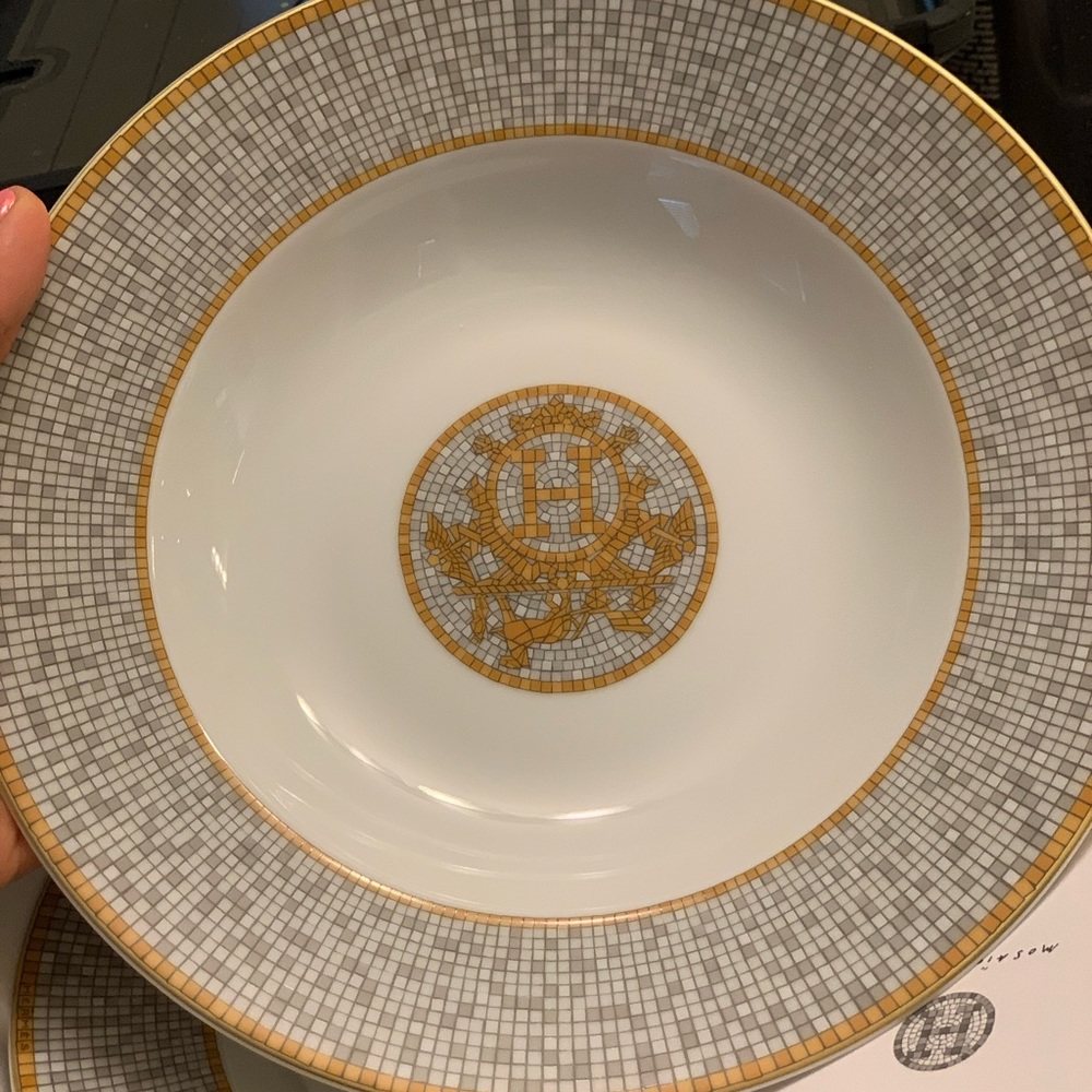 Hermes mosaic salad plate (2)